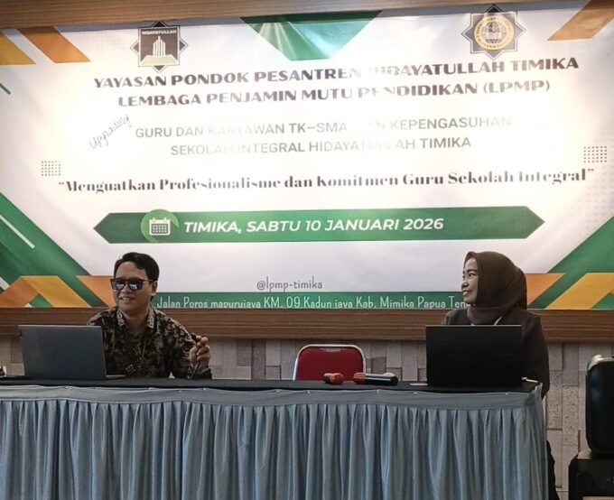 Mengabdi dengan Hati: Upgrading Guru Hidayatullah Timika Menuju Pendidik Inspiratif dan Ikhlas