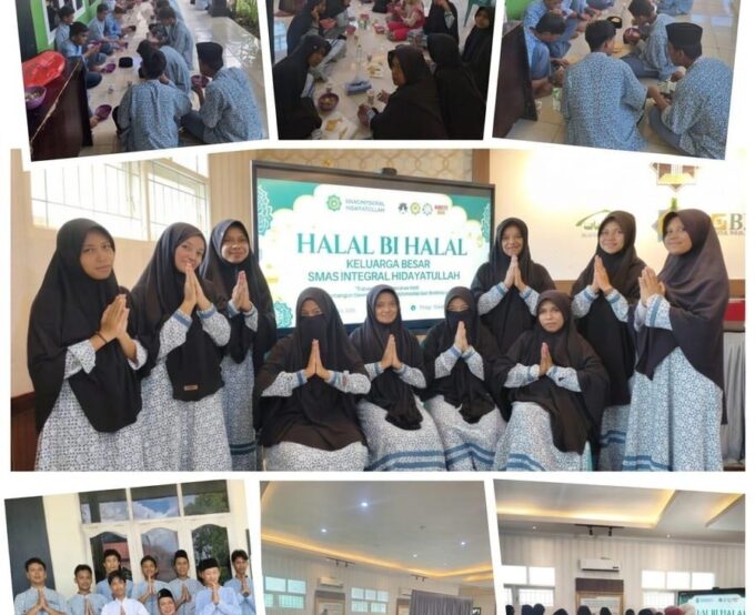 Taburkan Maaf, Sucikan Hati: SMAS Integral Hidayatullah Timika Bangun Generasi Beradab lewat Halal Bihalal